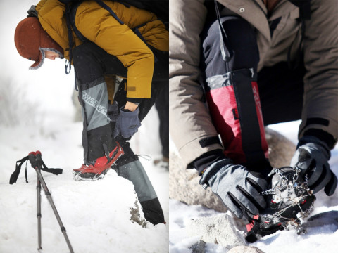 레드페이스가 안전한 겨울 산행을 위한 방한용품을 제안한다