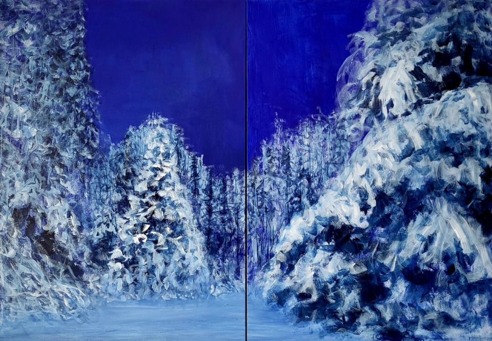 ▲ 김유림 complete solitude no-30 2023 acrylic on canvas 91x130cm.